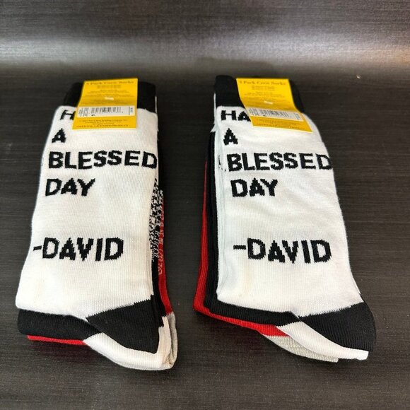 NEW - Schitts‎ Creek socks novelty graphic design crew socks lot 0f 2 packs - Picture 7 of 7